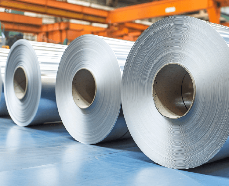 Stack of general engineering aluminium sheets
