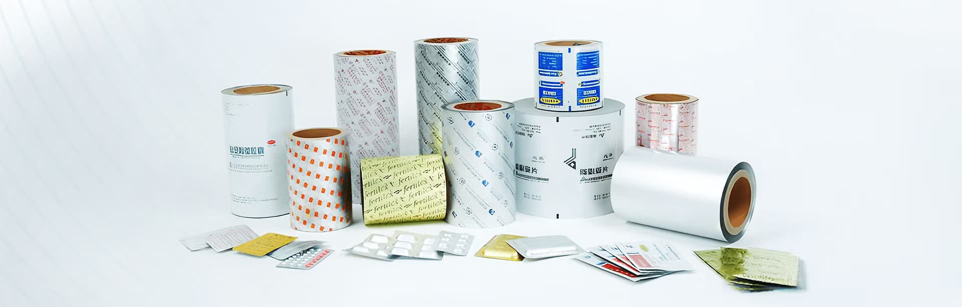 Vibrant printed aluminium foil roll
